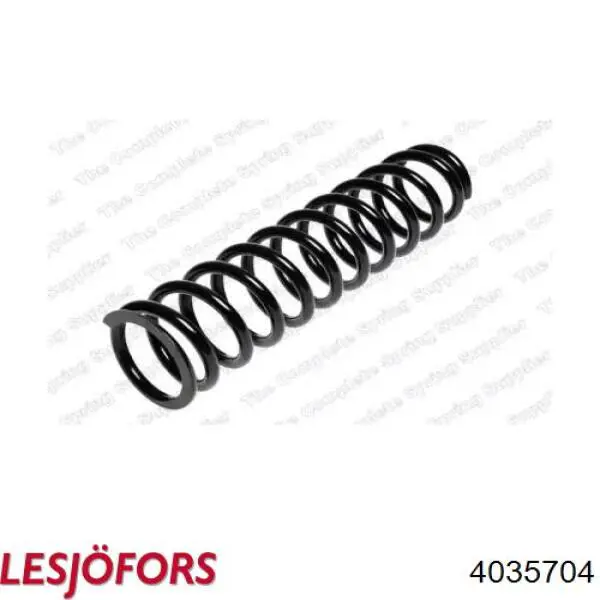 4035704 Lesjofors Пружина амортизатора передняя
