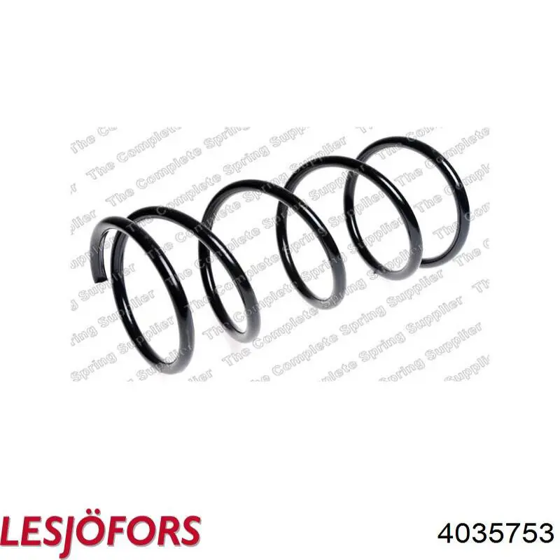 4035753 Lesjofors Пружина амортизатора передняя