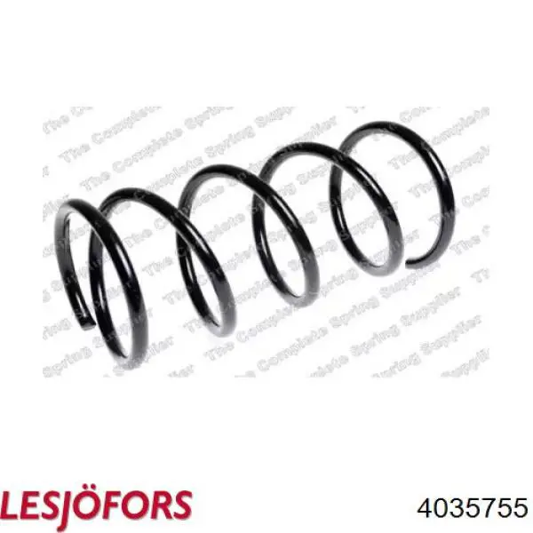 4035755 Lesjofors Пружина амортизатора передняя