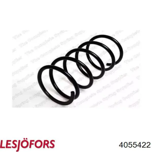 4055422 Lesjofors Пружина амортизатора передняя