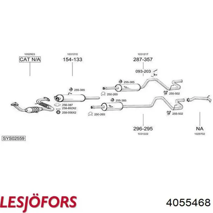 Купити 4055468 Lesjofors Гвинтова пружина підвіска