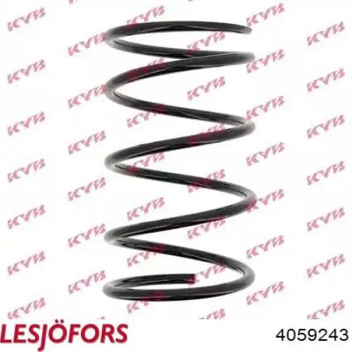 4059243 Lesjofors Пружина амортизатора передняя