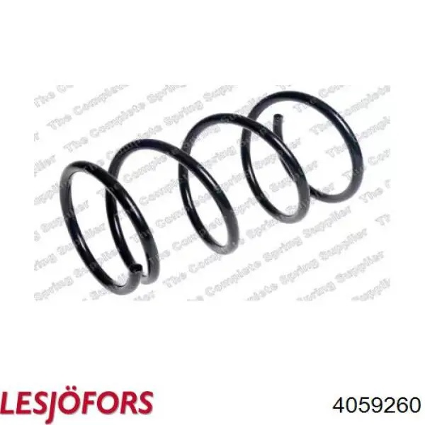 4059260 Lesjofors Пружина амортизатора передняя