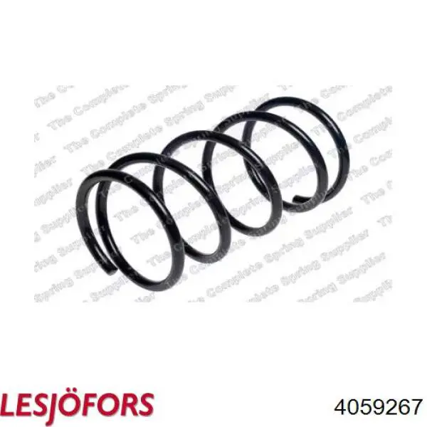 4059267 Lesjofors Пружина амортизатора передняя