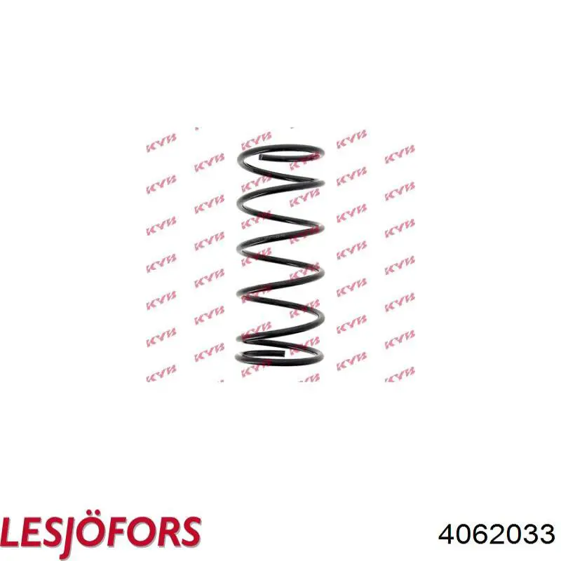 4062033 Lesjofors Пружина амортизатора передняя