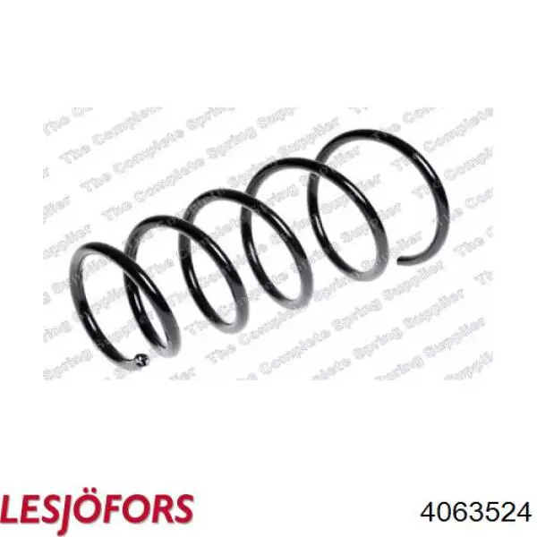 4063524 Lesjofors Пружина амортизатора передняя