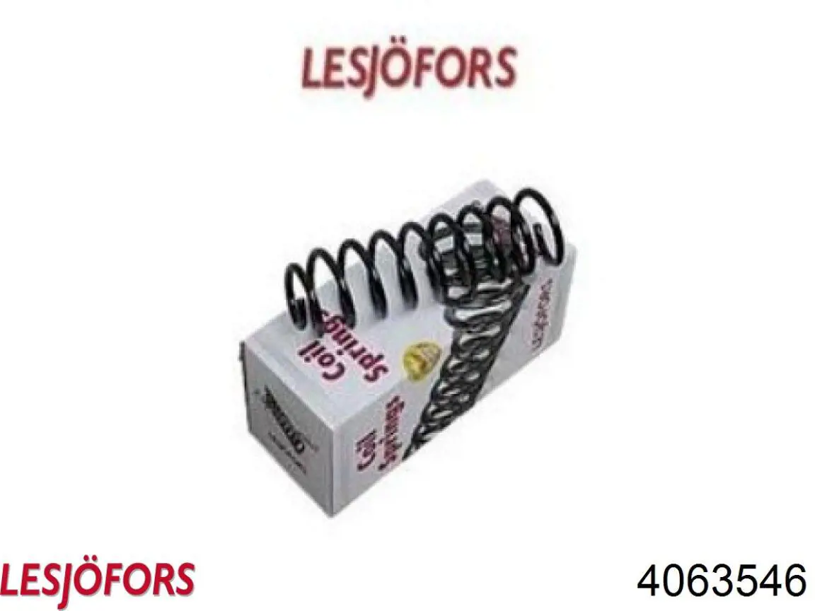 Пружина передня 4063546 Lesjofors