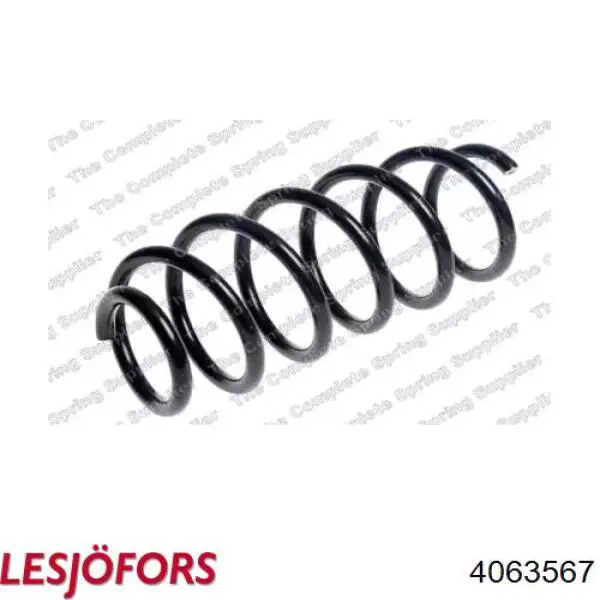 4063567 Lesjofors Пружина амортизатора передняя