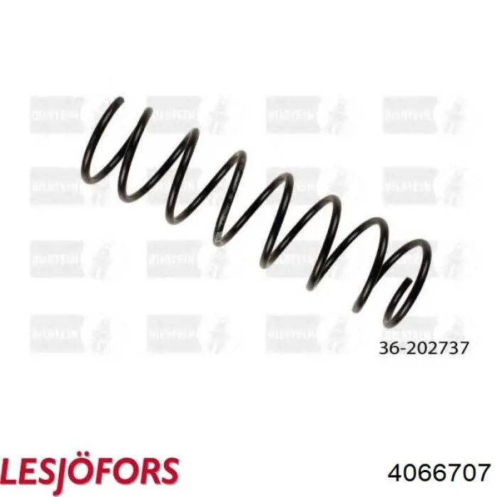 Пружина передня Lesjofors 4066707 ціна, від 28.59 USD