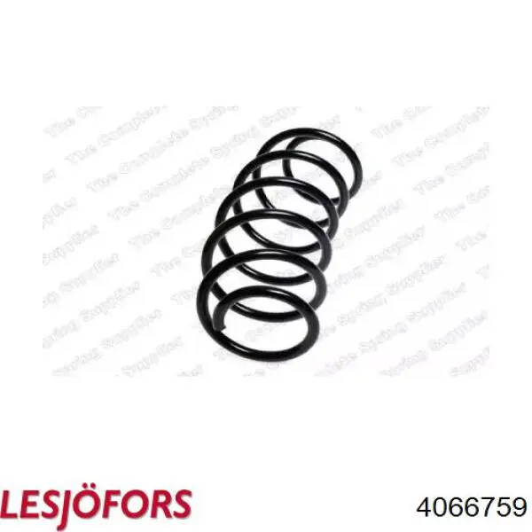 4066759 Lesjofors Пружина амортизатора передняя