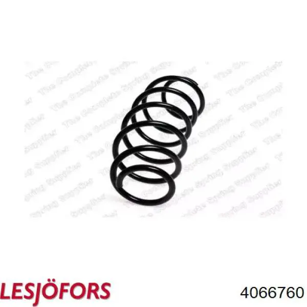 4066760 Lesjofors Пружина амортизатора передняя