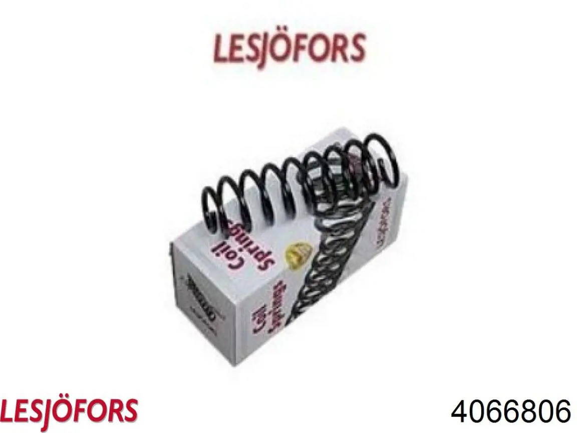 4066806 Lesjofors пружина передня