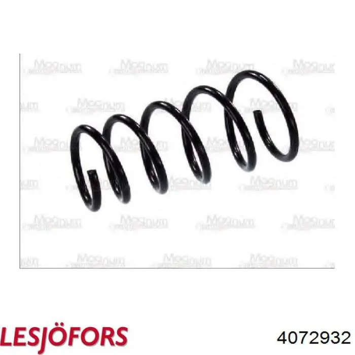 4072932 Lesjofors Пружина амортизатора передняя