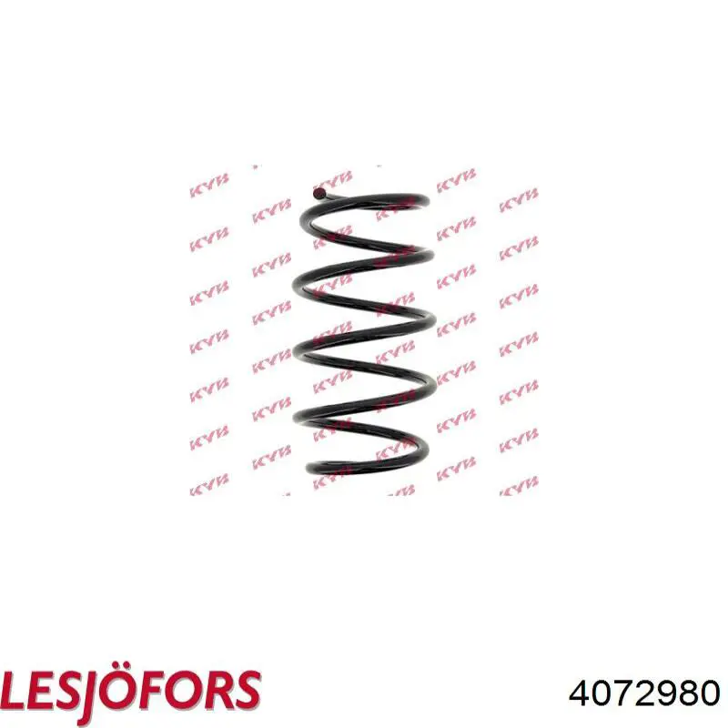 4072980 Lesjofors Пружина амортизатора передняя