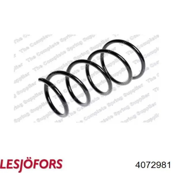 4072981 Lesjofors Пружина амортизатора передняя