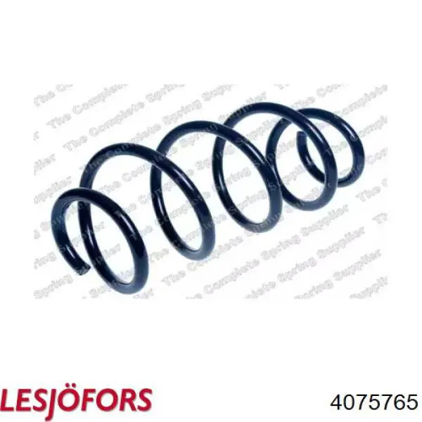 4075765 Lesjofors Пружина амортизатора передняя
