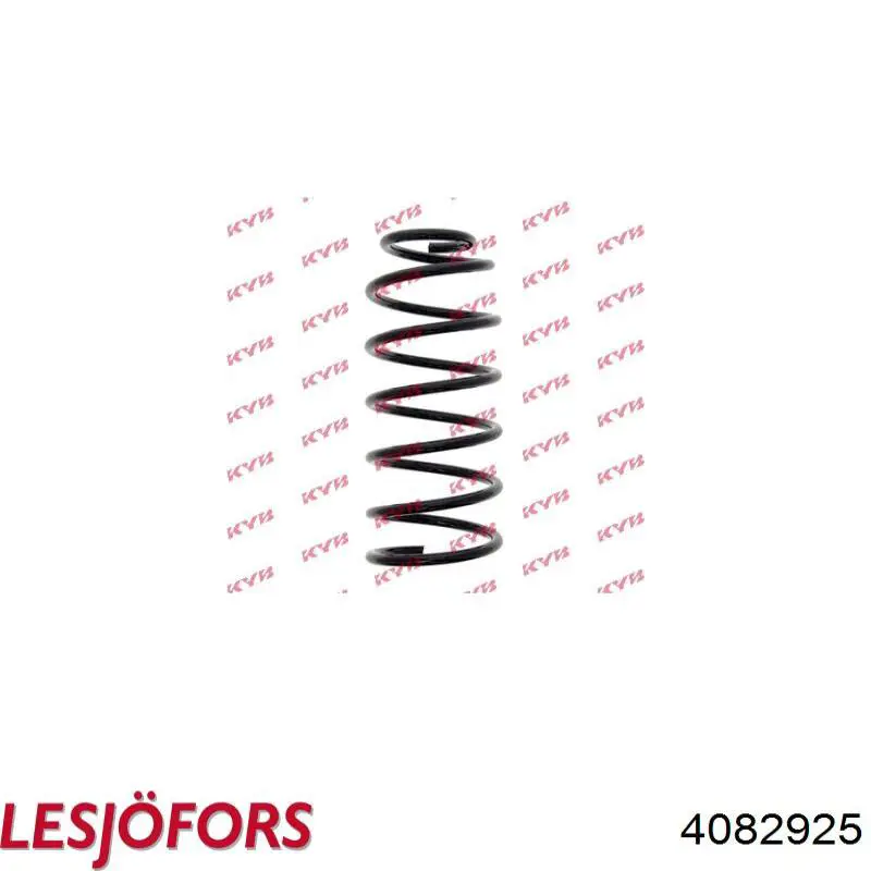 4082925 Lesjofors Пружина амортизатора передняя