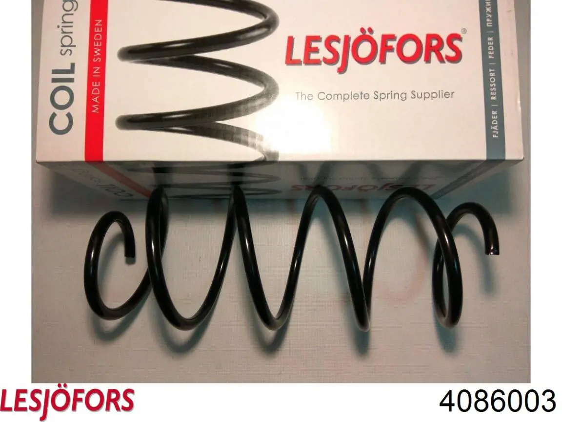 4086003 Lesjofors Пружина амортизатора передняя