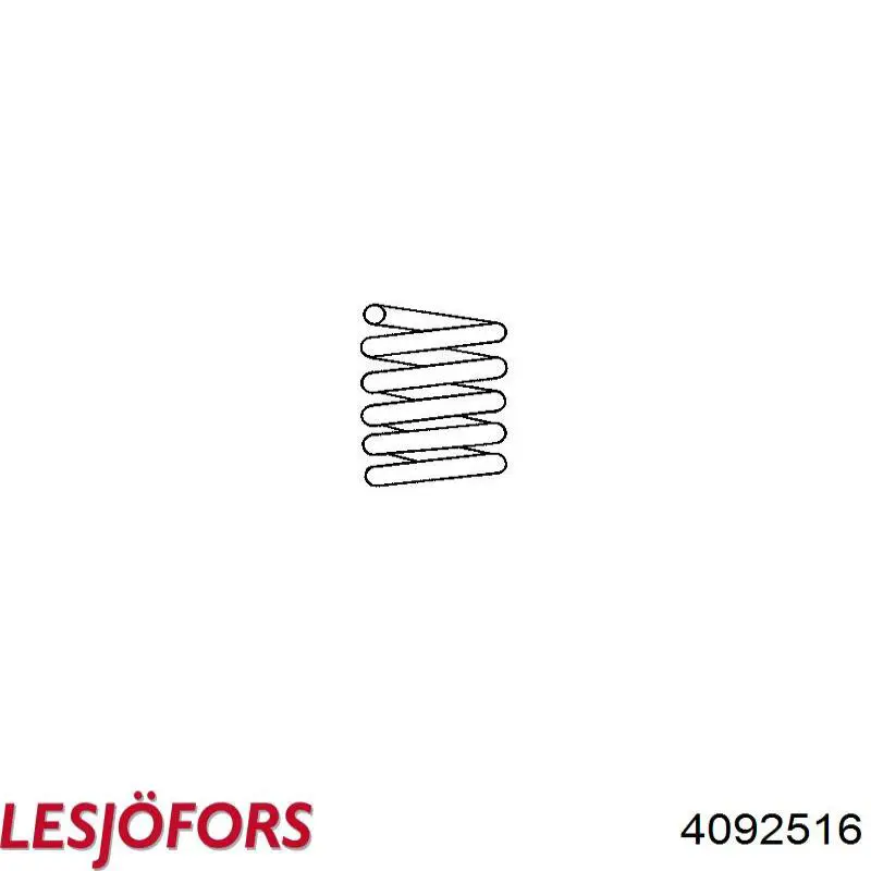 Пружина передня Lesjofors 4092516 ціна, від 21.61 USD