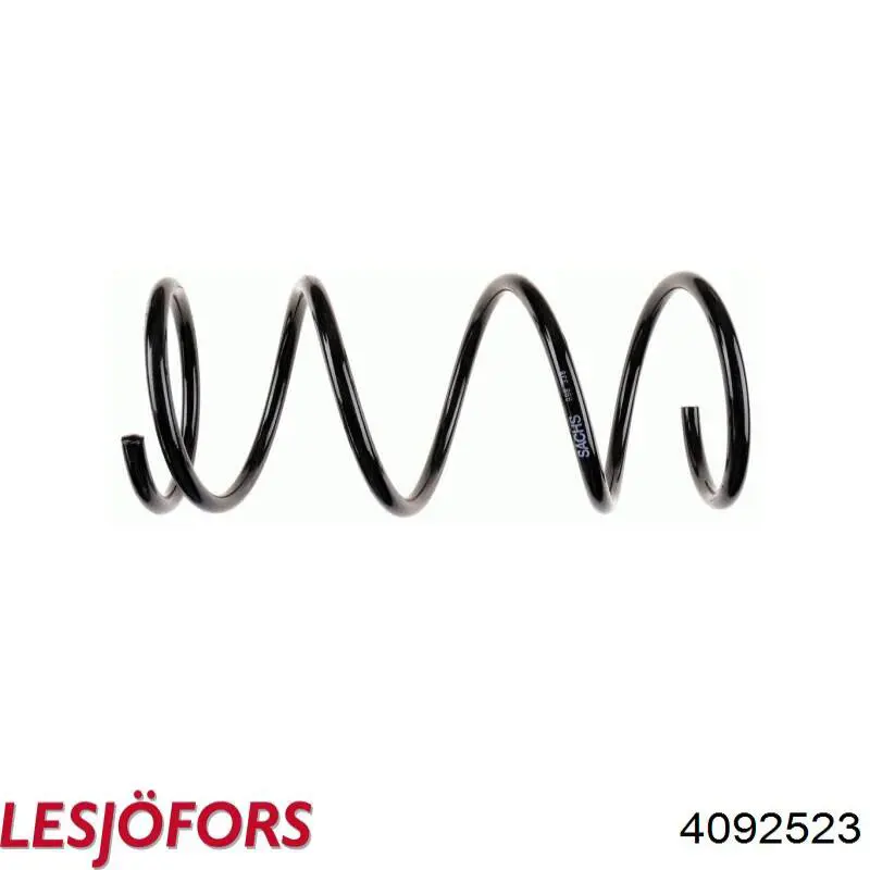 4092523 Lesjofors Пружина амортизатора передняя