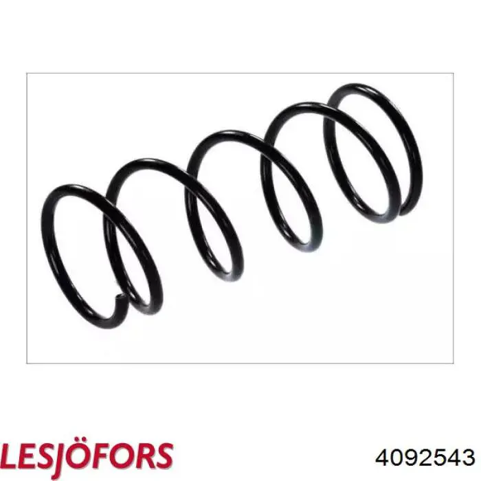4092543 Lesjofors Пружина амортизатора передняя