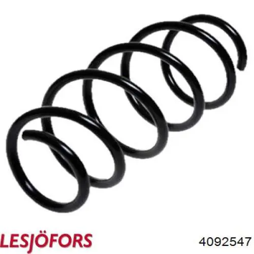 4092547 Lesjofors Пружина амортизатора передняя