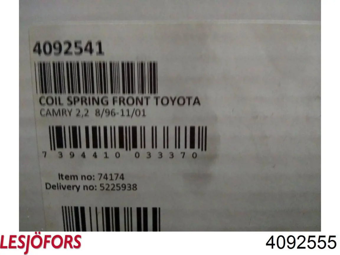 Купити 4813152380 Toyota Гвинтова пружина підвіска