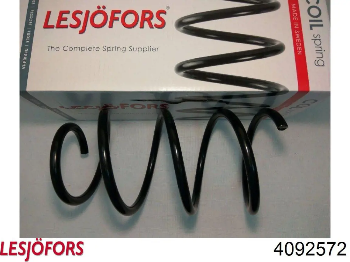 4092572 Lesjofors Пружина амортизатора передняя