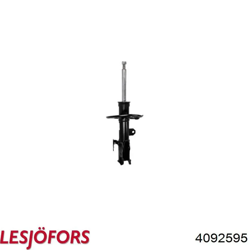 4092595 Lesjofors Пружина амортизатора передняя