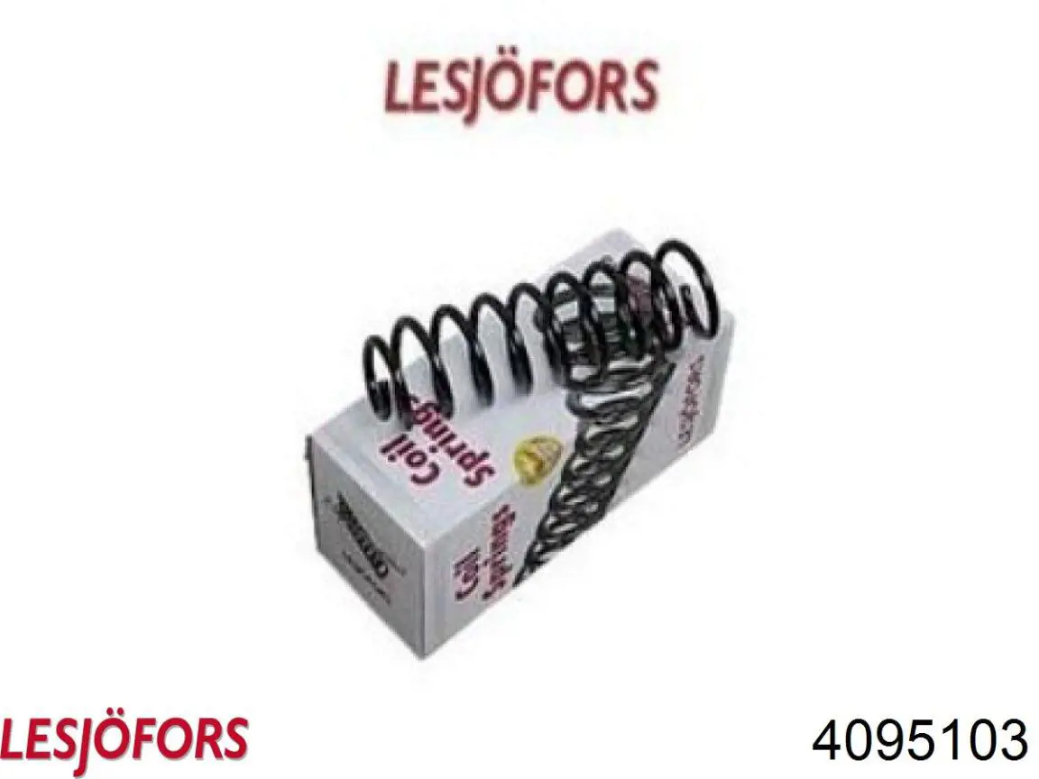 4095103 Lesjofors Пружина амортизатора передняя