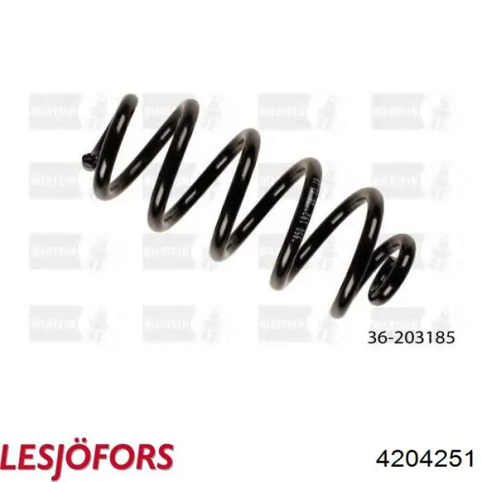 Пружина задня Lesjofors 4204251 ціна, від 57.94 USD