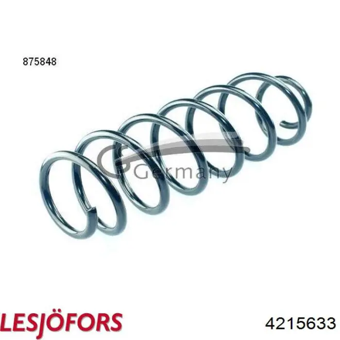 Пружина задня Lesjofors 4215633 ціна, від 37.50 USD
