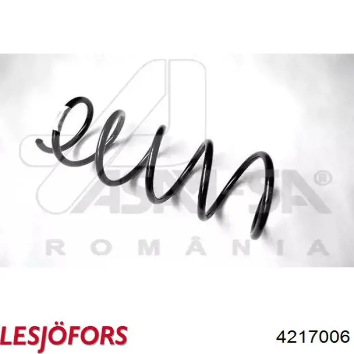 4217006 Lesjofors Пружина підвіски задня