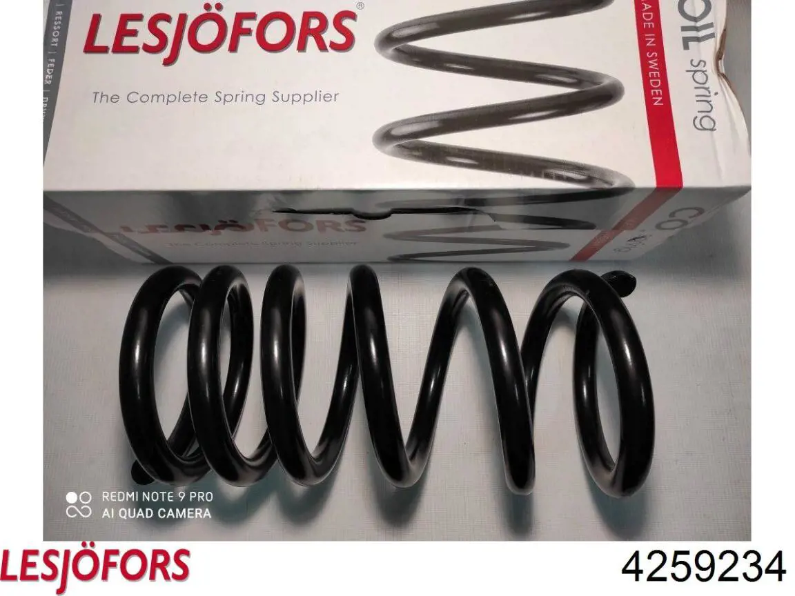 Пружина задня Lesjofors 4259234 ціна, від 57.52 USD
