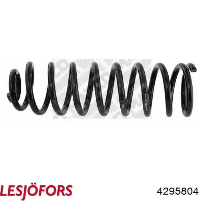 Пружина задня Lesjofors 4295804 ціна, від 28.95 USD