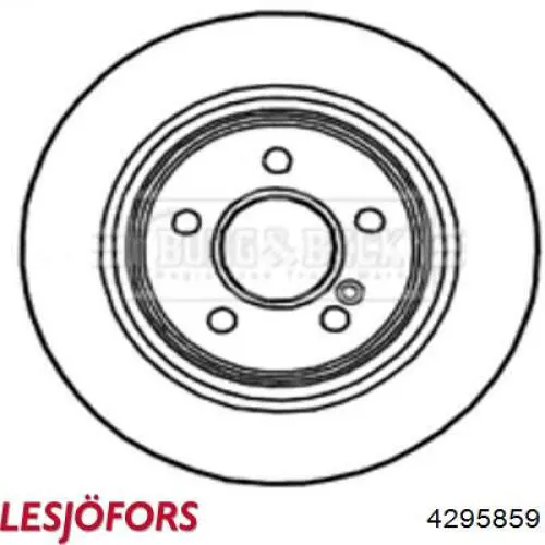 Купити 4295859 Lesjofors Задні пружини
