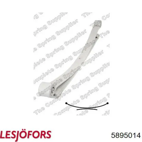 Купити 5895014 Lesjofors Ресори задні (пружини задньої підвіски)