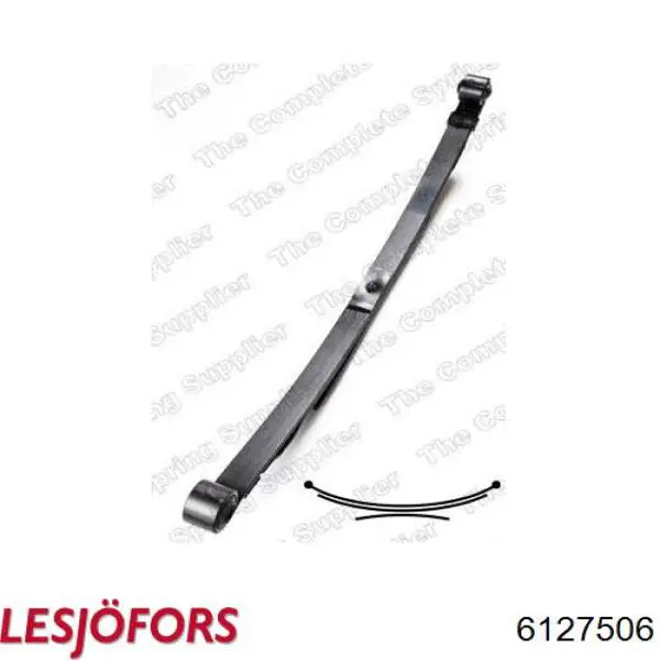 Купити 6127506 Lesjofors Ресори задні (пружини задньої підвіски)