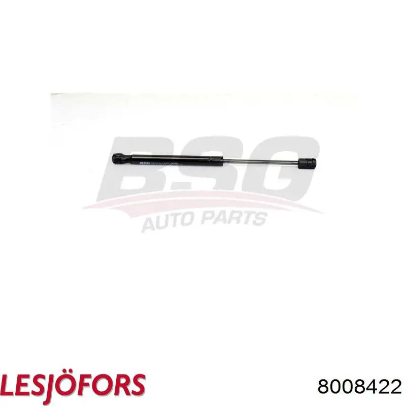 Амортизатор капота газовий Lesjofors 8008422 ціна, від 10.88 USD