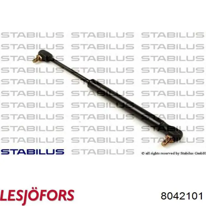 Купити 8042101 Lesjofors Амортизатор капота правий