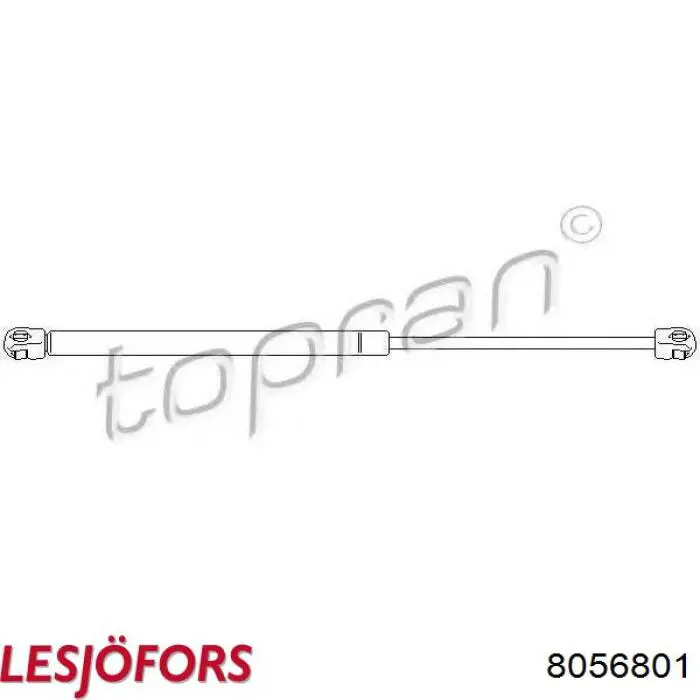 Амортизатор капота газовий Lesjofors 8056801 ціна, від 8.46 USD