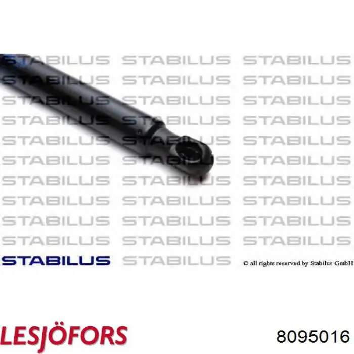 Амортизатор капота газовий Lesjofors 8095016 ціна, від 9.61 USD