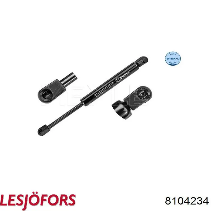 8104234 Lesjofors Амортизатор кришки багажника / двері 3/5-ї задньої