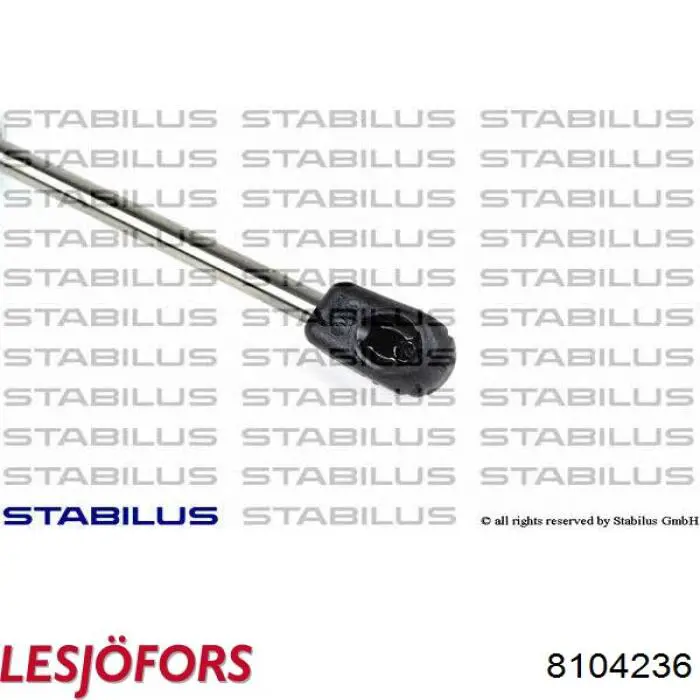 Амортизатор багажника GS191015 Signeda