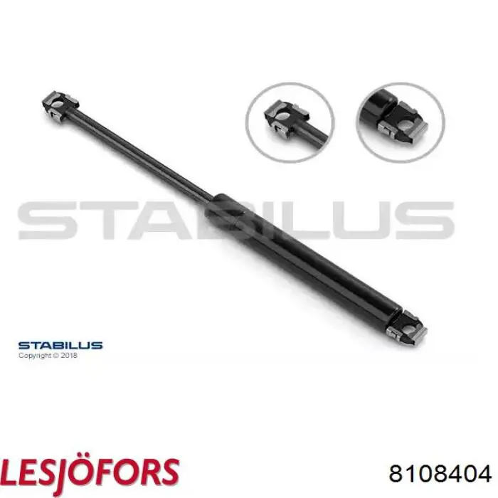 Амортизатор багажника 1414801 Starline