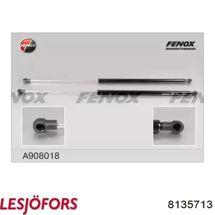 Амортизатор двері задньої Lesjofors 8135713 ціна, від 27.40 USD