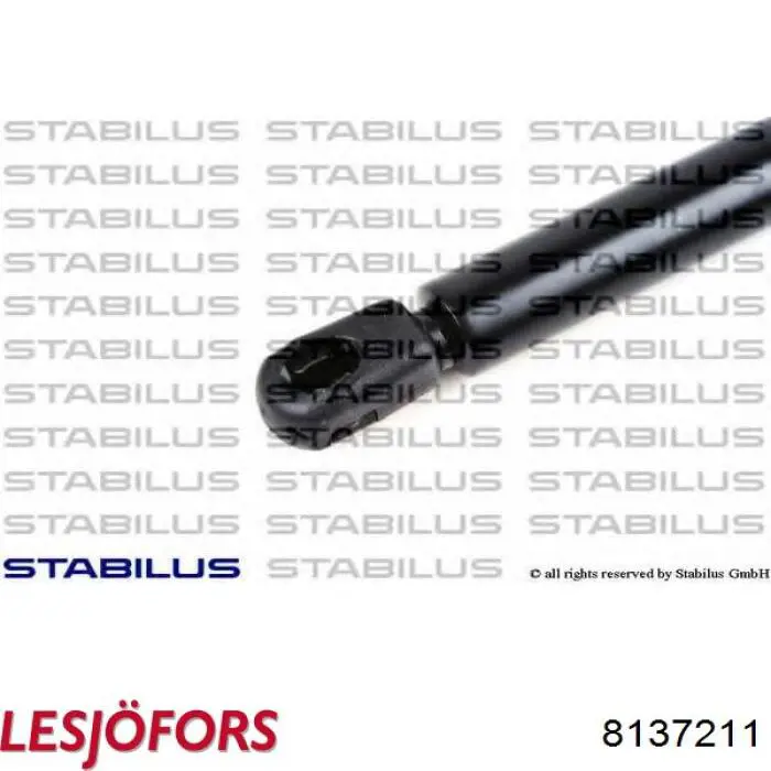 Амортизатор двері задньої Kamoka 7092215 ціна, від 14.58 USD