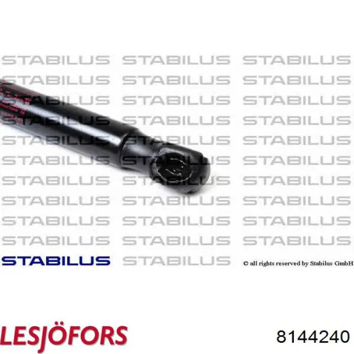 Амортизатор двері задньої Lesjofors 8144240 ціна, від 12.67 USD