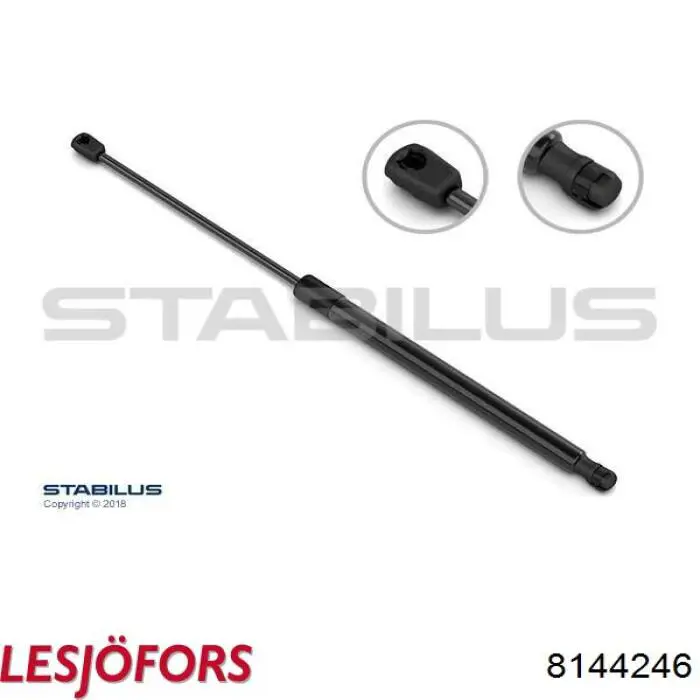 8144246 Lesjofors Амортизатор кришки багажника / двері 3/5-ї задньої