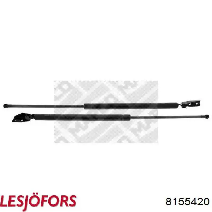 Амортизатор двері задньої Lesjofors 8155420 ціна, від 9.51 USD